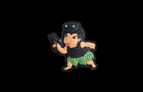 TACTICAL HUNNIE GIRL PVC MORALE PATCH - Tactical Outfitters