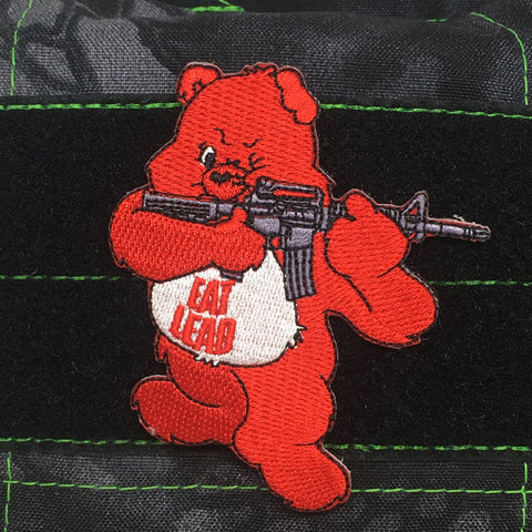 EAT LEAD BEAR WITH AR MORALE PATCH - Tactical Outfitters