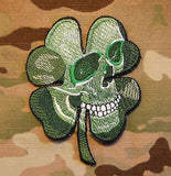 Pirate Skull Clover Morale Patch - Tactical Outfitters