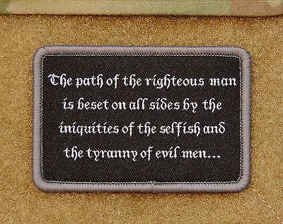 EZEKIEL 25:17 MORALE PATCH - Tactical Outfitters