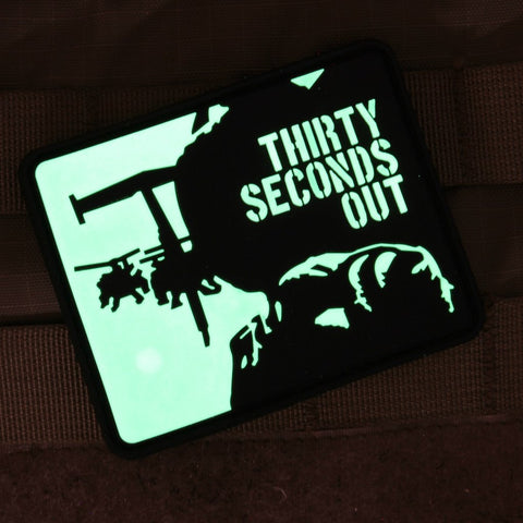 THIRTY SECONDS OUT GITD MORALE PATCH - Tactical Outfitters