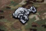 GUNS GEAR & BEER - NVG SKULL PVC MORALE PATCH - Tactical Outfitters