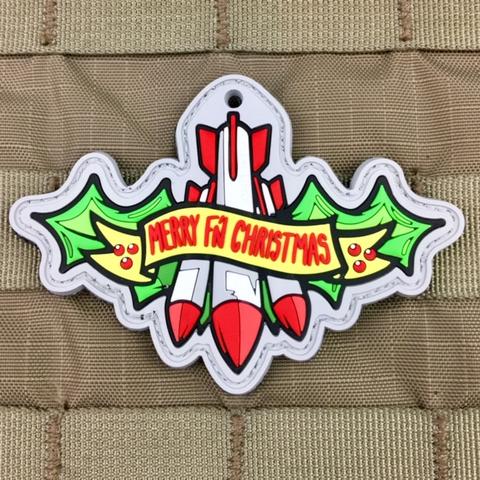 MERRY F'N CHRISTMAS MISSILE TOE MORALE PATCH - Tactical Outfitters