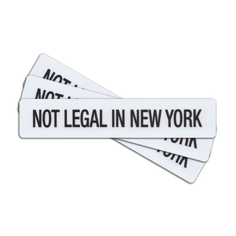 Not Legal In New York Sticker - Tactical Outfitters