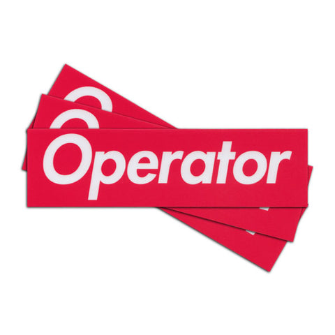 Operator Sticker - Tactical Outfitters