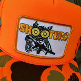SHOOTERS ORANGE CAMO HUNTING TRUCKER HAT - Tactical Outfitters