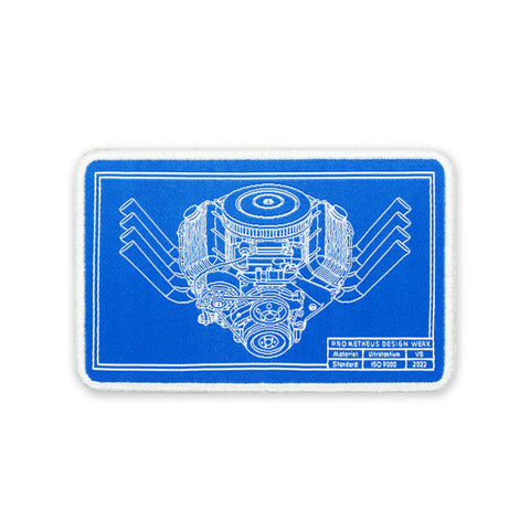 PDW V8 Blueprint Morale Patch - Tactical Outfitters
