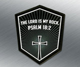 PSALM 18:2 PVC MORALE PATCH - Tactical Outfitters