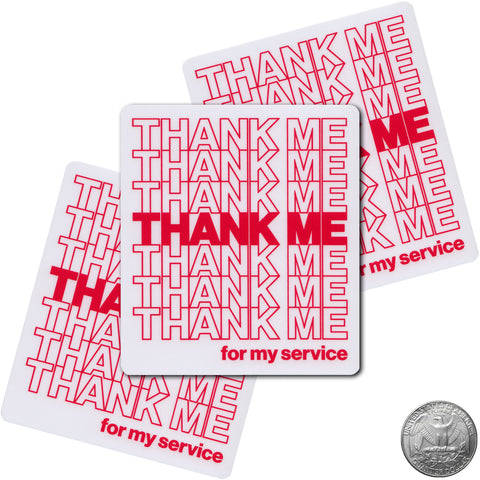THANK ME FOR MY SERVICE TMFMS REPEATING STICKER - Tactical Outfitters