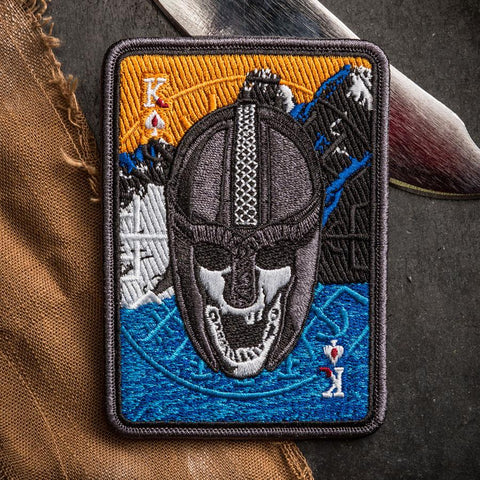 VIKING KING DEATH CARD MORALE PATCH - Tactical Outfitters