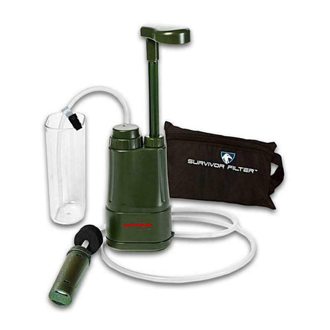 SURVIVOR FILTER PRO PORTABLE WATER FILTER PUMP - Tactical Outfitters