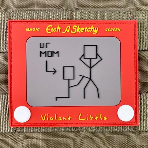 Violent Little "Etchy Sketchy" PVC Morale Patch - Tactical Outfitters