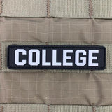 COLLEGE PVC MORALE PATCHES - Tactical Outfitters