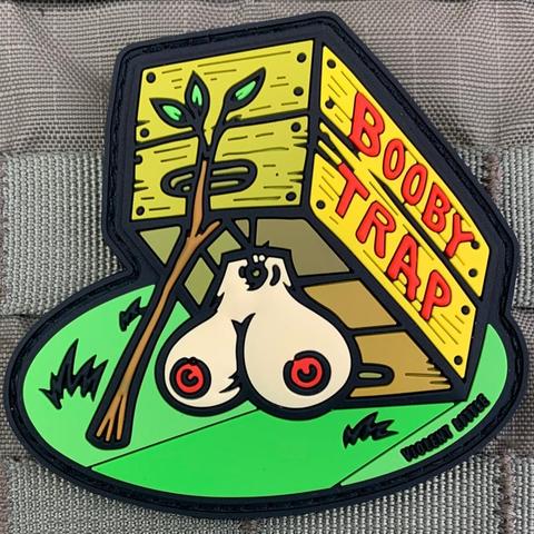 BOOBY TRAP PVC MORALE PATCH - Tactical Outfitters