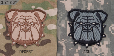 BULLDOG HEAD - LARGE MORALE PATCH - Tactical Outfitters