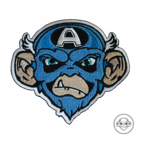 GRUMPY CAPTAIN AMERICA MONKEY MORALE PATCH - Tactical Outfitters