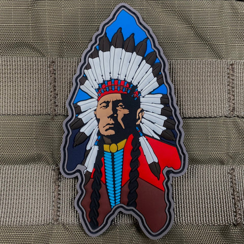 CHIEF QUANAH PARKER PVC SPEARHEAD MORALE PATCH - Tactical Outfitters