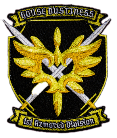 HOUSE DUSTINESS 1ST ARMORED DIVISION MORALE PATCH - Tactical Outfitters