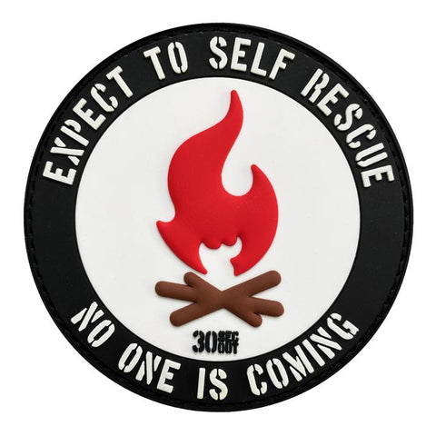 EXPECT TO SELF RESCUE PVC MORALE PATCH - Tactical Outfitters