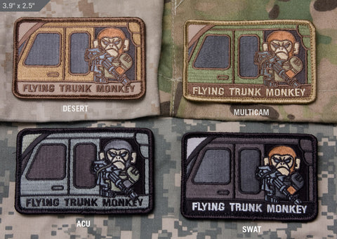 FLYING TRUNK MONKEY MORALE PATCH - Tactical Outfitters