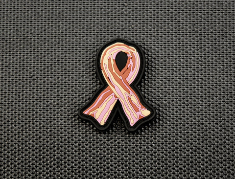 BACON AWARENESS RIBBON 3D PVC MORALE PATCH - Tactical Outfitters