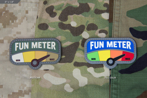 FUN METER PVC MORALE PATCH - Tactical Outfitters