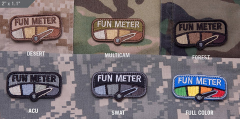 FUN METER MORALE PATCH - Tactical Outfitters