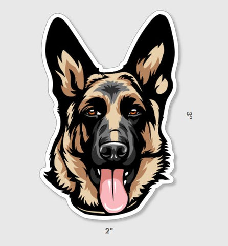 GSD - German Shepherd - Sticker - Tactical Outfitters