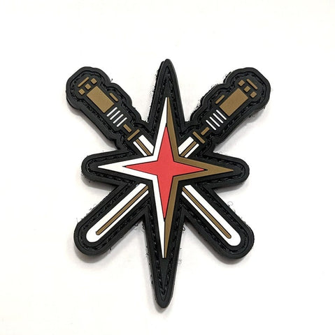 Golden Jedi Knights - PVC Morale Patch - Tactical Outfitters