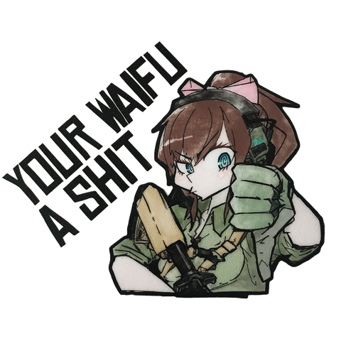 EDGY SAYORI STICKER - Tactical Outfitters