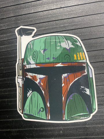 Tiki Fett Sticker - Tactical Outfitters