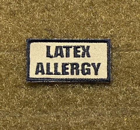 Latex Allergy Morale Patch - Tactical Outfitters