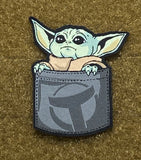 Pocket Baby Yoda Morale Patch - Tactical Outfitters