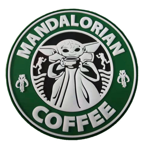 Mandalorian Coffee PVC Morale Patch - Tactical Outfitters