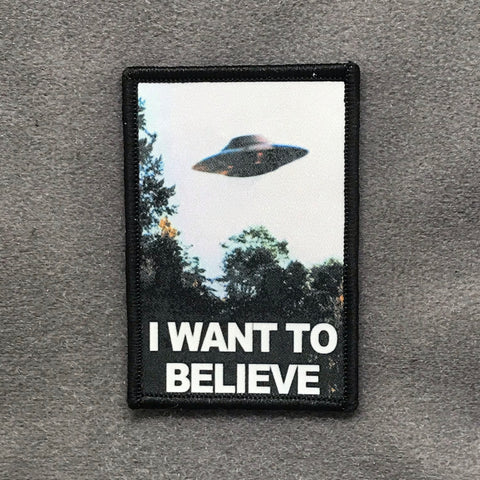 I WANT TO BELIEVE MORALE PATCH - Tactical Outfitters