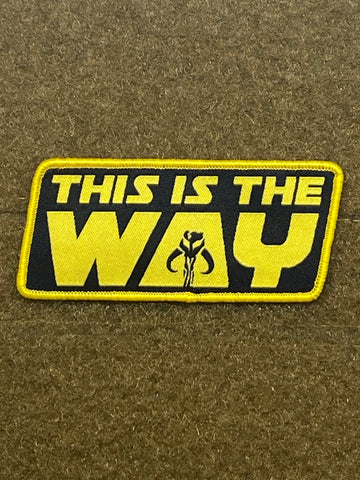 This Is The Way - Woven Morale Patch - Tactical Outfitters