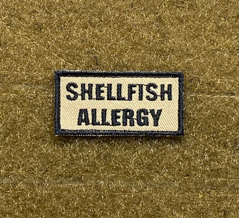 Shellfish Allergy Morale Patch - Tactical Outfitters