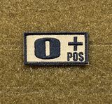 Tactical Outfitters Blood Type Morale Patches - Tactical Outfitters