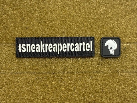 ED’S MANIFESTO #sneakreapercartel LASER CUT MORALE PATCH & CAT EYE PATCH SET - Tactical Outfitters