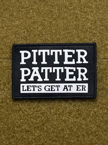 Pitter Patter Woven Morale Patch - Tactical Outfitters