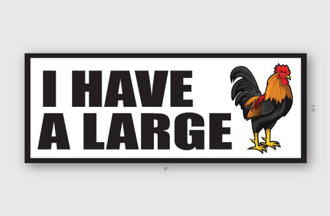 LARGE COCK STICKER - Tactical Outfitters