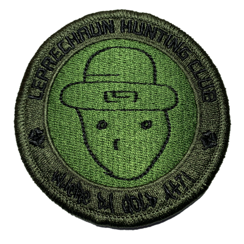 LEPRECHAUN HUNTING CLUB MORALE PATCH - Tactical Outfitters