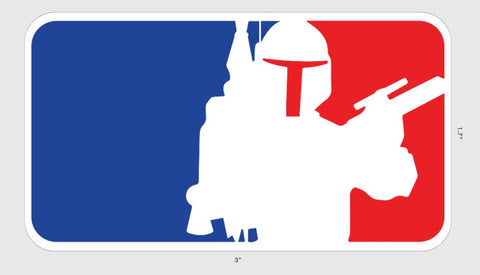 Major League Mando Sticker - Tactical Outfitters