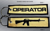 OPERATOR EMBROIDERED KEYCHAIN TAG - Tactical Outfitters
