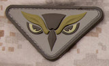 Owl Head PVC Morale Patch - Tactical Outfitters