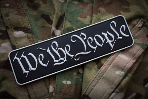 We The People Raid PVC Morale Patch - Tactical Outfitters