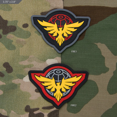 Phoenix Globe PVC Morale Patch - Tactical Outfitters