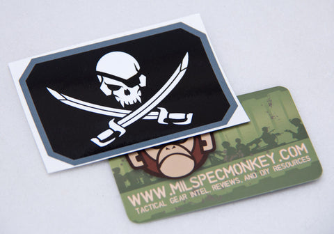 Pirate Skull Flag Decal - Tactical Outfitters