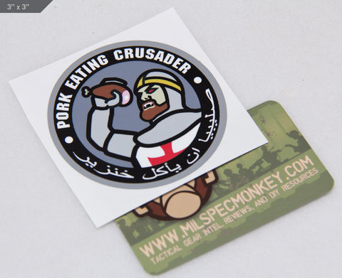 Pork-Crusader Decal - Tactical Outfitters