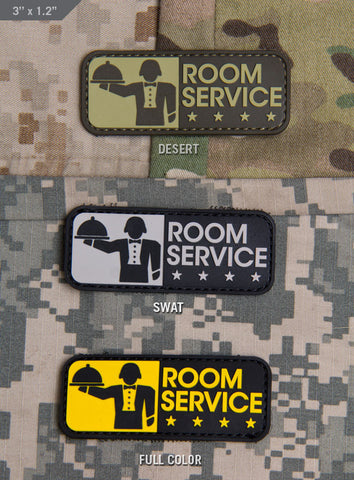 ROOM SERVICE PVC MORALE PATCH - Tactical Outfitters